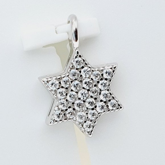 925 Sterling Silver Cubic Zircon Pendant for Women/Girls, US925P1119 - Picture 1 of 6